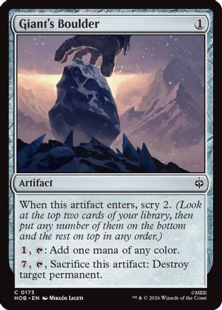 Giant's Boulder - The Hobbit #173