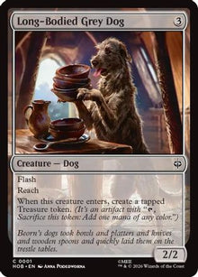 Long-Bodied Grey Dog - The Hobbit #1