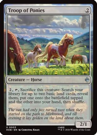 Troop of Ponies - The Hobbit #3