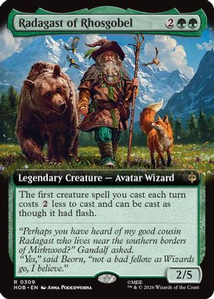 Radagast of Rhosgobel (Extended Art) - The Hobbit #309
