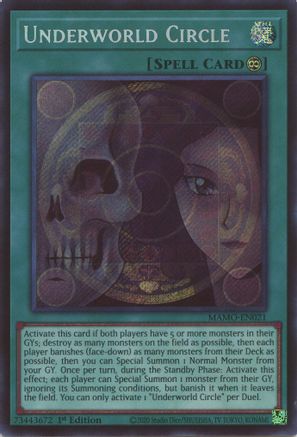 Underworld Circle (Secret Rare) - Magnificent Monsters #MAMO-EN021