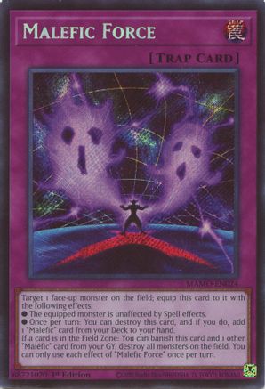 Malefic Force (Secret Rare) - Magnificent Monsters #MAMO-EN024