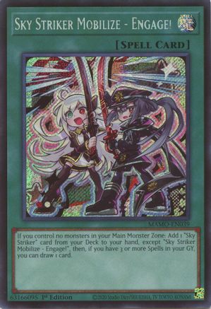 Sky Striker Mobilize - Engage! (Secret Rare) - Magnificent Monsters #MAMO-EN039
