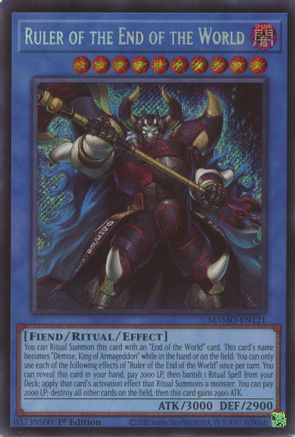 Ruler of the End of the World - Magnificent Monsters #MAMO-EN121