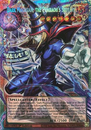 Dark Magician, the Pharaoh's Servant (Starlight Rare)  (Extended Art) - Magnificent Monsters #MAMO-EN001