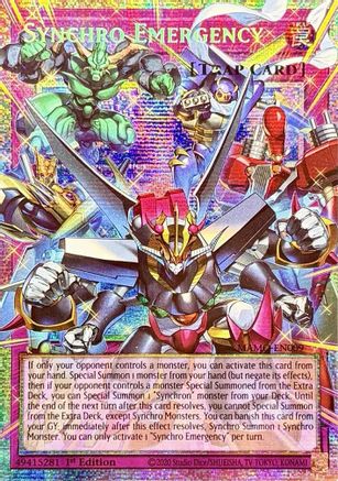 Synchro Emergency (Starlight Rare) (Extended Art) - Magnificent Monsters #MAMO-EN009