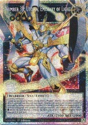 Number 39: Utopia, Emissary of Light (Starlight Rare) (Extended Art) - Magnificent Monsters #MAMO-EN010