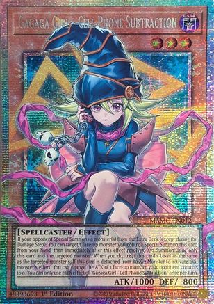 Gagaga Girl - Cell Phone Subtraction (Starlight Rare) (Extended Art) - Magnificent Monsters #MAMO-EN012
