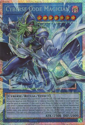 Cyberse Code Magician (Starlight Rare) (Extended Art) - Magnificent Monsters #MAMO-EN017