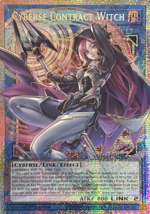 Cyberse Contract Witch (Starlight Rare) (Extended Art) - Magnificent Monsters #MAMO-EN018