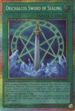 Orichalcos Sword of Sealing (Starlight Rare) - Magnificent Monsters #MAMO-EN022