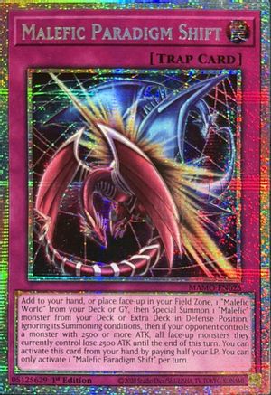 Malefic Paradigm Shift (Starlight Rare) - Magnificent Monsters #MAMO-EN025