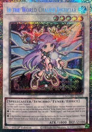 Ib the World Chalice Justiciar (Starlight Rare) - Magnificent Monsters #MAMO-EN034