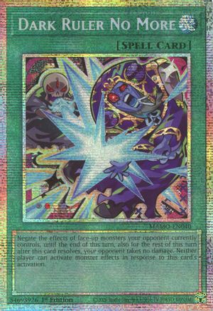 Dark Ruler No More (Starlight Rare) - Magnificent Monsters #MAMO-EN040