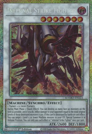 Infernal Strike Fighter (Starlight Rare) - Magnificent Monsters #MAMO-EN123