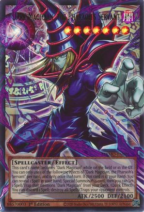 Dark Magician, the Pharaoh's Servant (Extended Art) - Magnificent Monsters #MAMO-EN001
