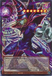 Dark Magician, the Pharaoh's Servant (Extended Art) - Magnificent Monsters #MAMO-EN001