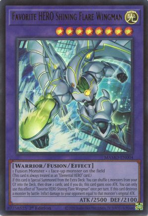 Favorite HERO Shining Flare Wingman - Magnificent Monsters #MAMO-EN004