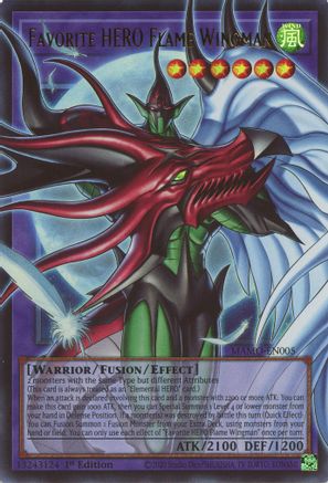 Favorite HERO Flame Wingman (Extended Art) - Magnificent Monsters #MAMO-EN005