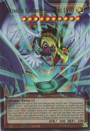 Winged Kuriboh Sabatiel LV10 (Extended Art) - Magnificent Monsters #MAMO-EN006