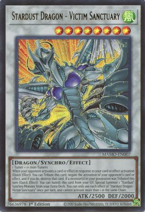 Stardust Dragon - Victim Sanctuary - Magnificent Monsters #MAMO-EN007
