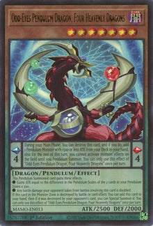 Odd-Eyes Pendulum Dragon, Four Heavenly Dragons - Magnificent Monsters #MAMO-EN013