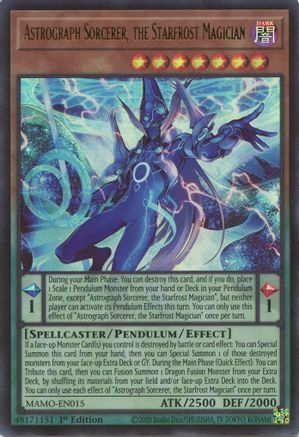 Astrograph Sorcerer, the Starfrost Magician - Magnificent Monsters #MAMO-EN015