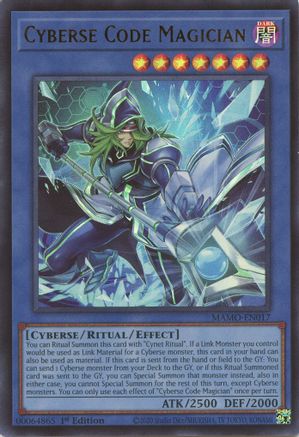Cyberse Code Magician - Magnificent Monsters #MAMO-EN017