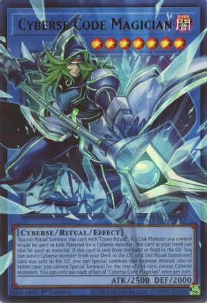 Cyberse Code Magician (Extended Art) - Magnificent Monsters #MAMO-EN017