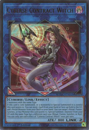 Cyberse Contract Witch - Magnificent Monsters #MAMO-EN018