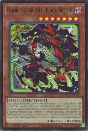 Diabellstar the Black Witch - Magnificent Monsters #MAMO-EN032