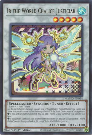 Ib the World Chalice Justiciar - Magnificent Monsters #MAMO-EN034