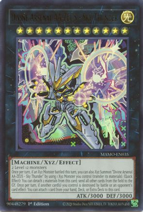 Divine Arsenal AA-ZEUS - Sky Thunder - Magnificent Monsters #MAMO-EN035