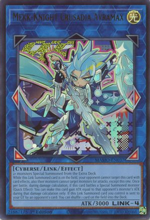 Mekk-Knight Crusadia Avramax - Magnificent Monsters #MAMO-EN037