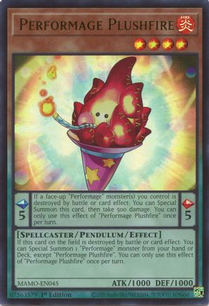 Performage Plushfire - Magnificent Monsters #MAMO-EN045