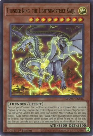Thunder King, the Lightningstrike Kaiju - Magnificent Monsters #MAMO-EN046