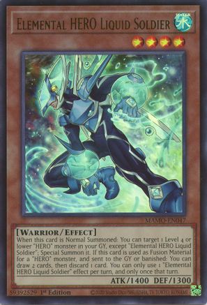 Elemental HERO Liquid Soldier - Magnificent Monsters #MAMO-EN047