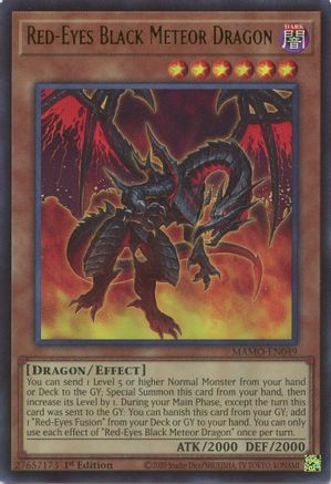 Red-Eyes Black Meteor Dragon - Magnificent Monsters #MAMO-EN049