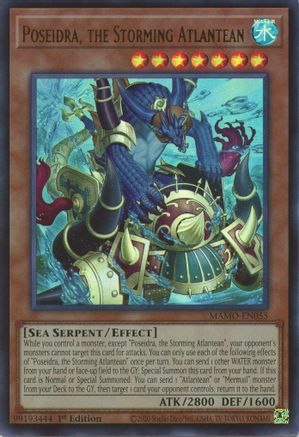 Poseidra, the Storming Atlantean - Magnificent Monsters #MAMO-EN055