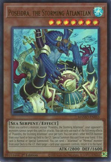 Poseidra, the Storming Atlantean - Magnificent Monsters #MAMO-EN055