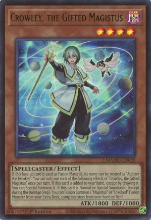Crowley, the Gifted Magistus - Magnificent Monsters #MAMO-EN059