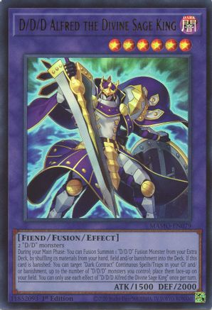 D/D/D Alfred the Divine Sage King - Magnificent Monsters #MAMO-EN079