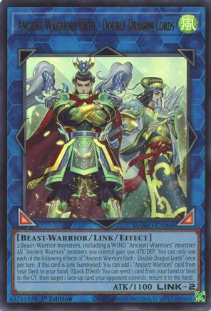 Ancient Warriors Oath - Double Dragon Lords - Magnificent Monsters #MAMO-EN088