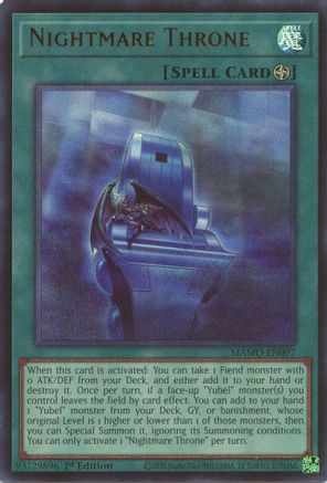Nightmare Throne - Magnificent Monsters #MAMO-EN097