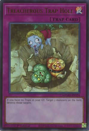 Treacherous Trap Hole - Magnificent Monsters #MAMO-EN114