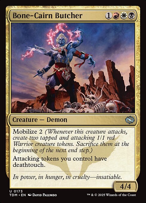 *Foil Bone-Cairn Butcher — TDM — 173