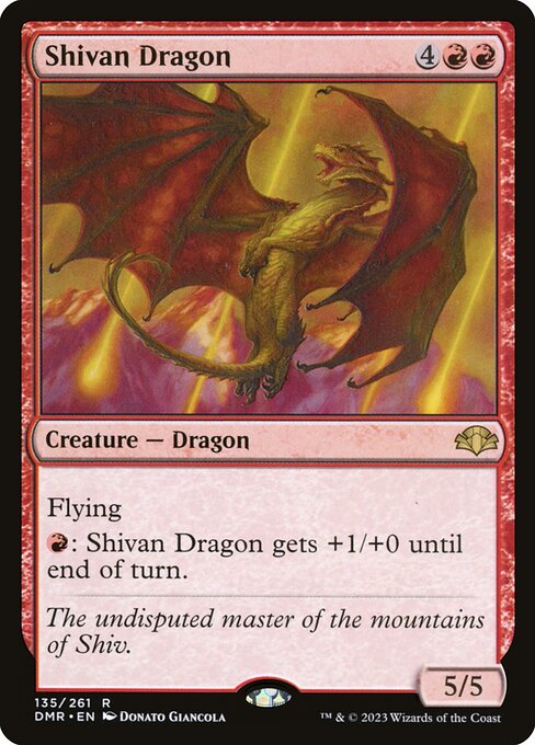 Shivan Dragon — DMR — 135