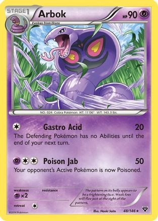 Arbok - XY Base Set #48