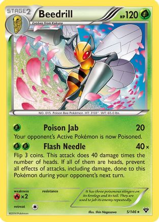 Beedrill - XY Base Set #5
