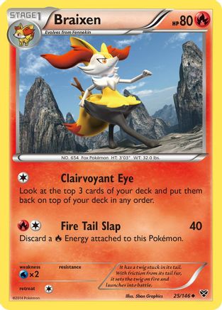 Braixen - XY Base Set #25